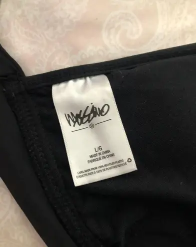 Mossimo Supply Co Black High Neck Bikini Top