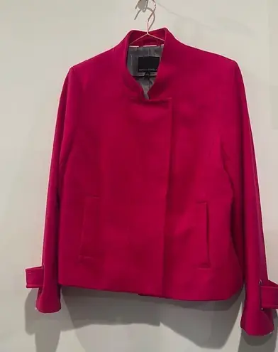 Banana Republic  Italian Wool Mario Bellucci Pink Coat Sz Large.