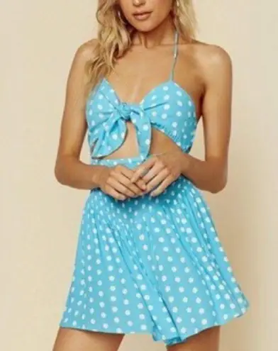 Blue Life Blue Dot Mini Dress