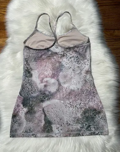 Lululemon Pink Galaxy Marble Tank Y Strap