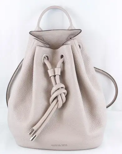 Michael Kors Dalia Drawstring Bucket Backpack Gray 250 41 Off Retail From Avril
