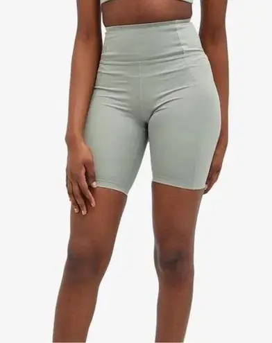 Girlfriend Collective High Rise Compressive Biker Shorts 8.5” Agave Green Small