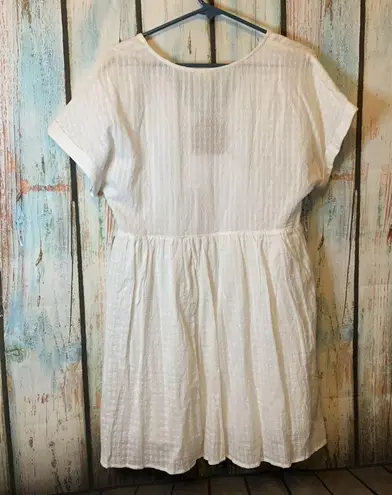 Kori NWT America 100% Cotton White Dress Size S