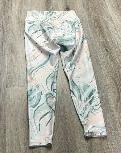 Savvi Pastel Swirl Leggings Size Medium Pink