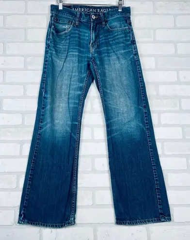 American Eagle Low Rise Bootcut Jeans Womens Size 29 Blue Denim