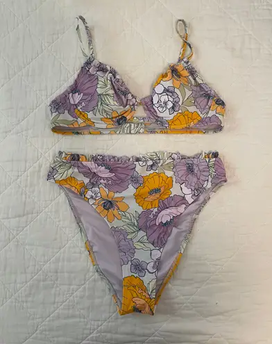 Cupshe Floral Bikini Set