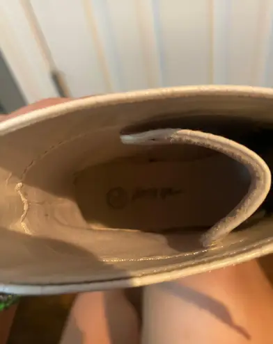 Nasty Gal White Platform Boots