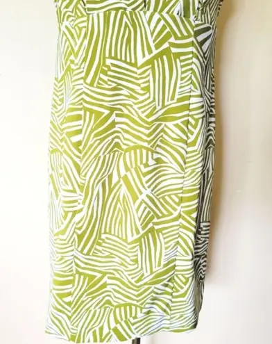 Perceptions  palm print sheath dress size 12p thumbnail 3
