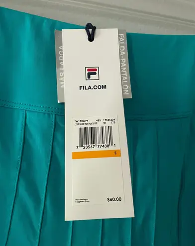 FILA new with tags Court allure front pleat skirt