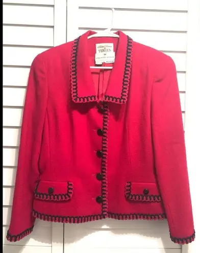 Vintage Ricki Freeman for Teri Jon Saks Blazer Size 12P