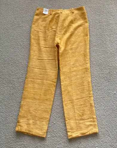 J. McLaughlin NEW Keller Relaxed Fit Clasp Fly Pant Trousers Marigold Size 4 NWT - Image 10