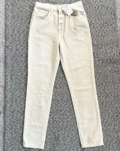 We Wore What Revolve The Danielle High Rise Vintage Straight Jeans in Camp NEW