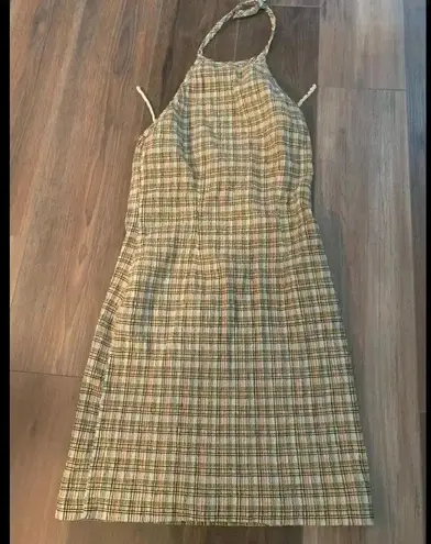 Y2k plaid baddie halter mini Size undefined