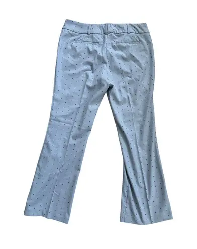 NEW YORK & COMPANY 7th Avenue Gray Polka Dot Bootcut Dress Pants Size 16P NEW NW