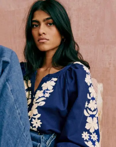 Sézane Sezane SAVERIA BLOUSE size 2 - NWT