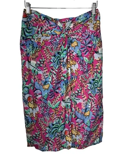 J. McLaughlin  Blakely Tropical Floral Pencil Skirt Size 6