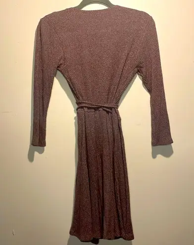 American Eagle - Don’t Ask Why Line- Made in Italy Purple True Wrap Dress- O/S