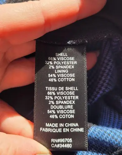 Rebecca Taylor Blue Glen Plaid Ankle Pants