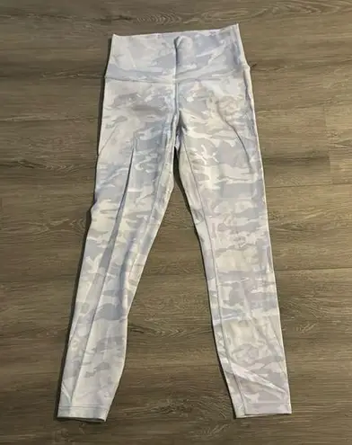 Lululemon  wunder under white camo leggings