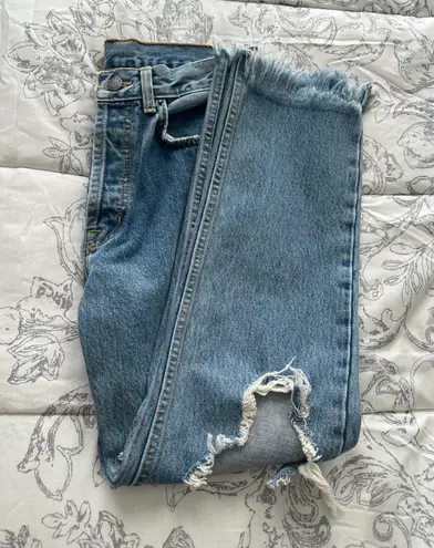 LF Carmar Distressed raw Hem Jeans 27