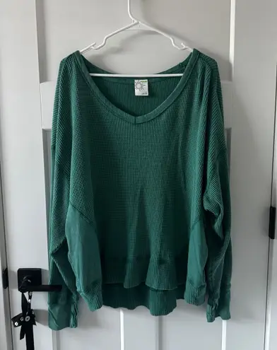 Aerie Green Long Sleeve Top