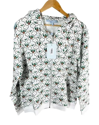 Hill House The All-Gender Teddy Zip-Up White Ski Chalet Size Large Winter