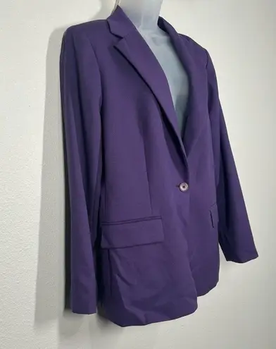 Pendleton Purple 100% Virgin Wool Blazer Size 16