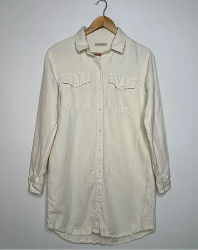 Outerknown Women’s Cream Linen Blend Utility Dress Size XS