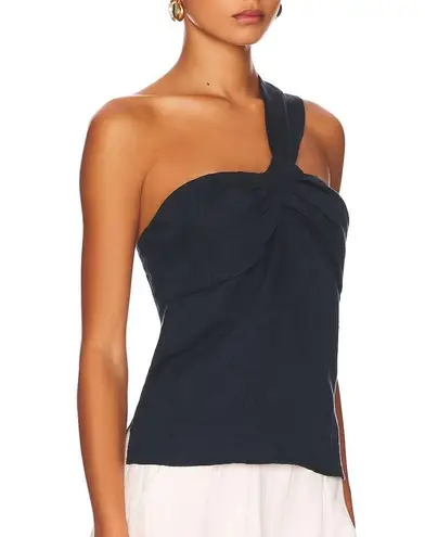 Veronica Beard NWT Belinda Ink One-Shoulder Jacquard Top