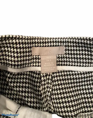 H&M Black and White Gingham Pants