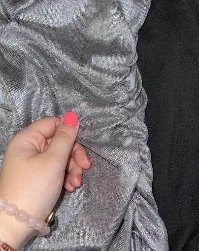 21 Saints NWT Metallic Silver Cami Sz. S