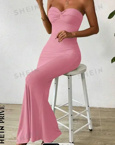 SheIn Light Pink Tight Dress