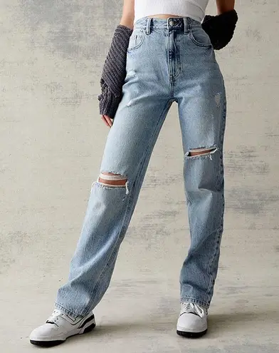 PacSun  Eco Light Blue Ripped '90s Boyfriend Jeans