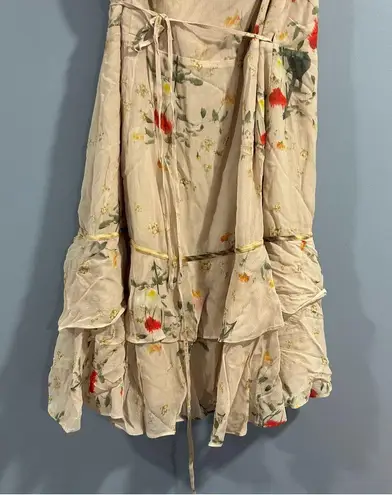 ALLSAINTS NEW Ari Kora Floral Print Cottagecore Farmhouse Wrap Dress Size 6/M