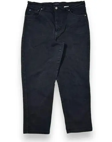 Bill Blass Vintage  High‎ Rise Mom Fit Ankle Jeans Womens 14P Black