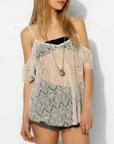 Kimchi Blue Urban outfitters Lace Frill Tank Top