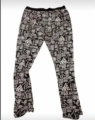 Iris Los Angelos Abstract Designed Sweat Pants