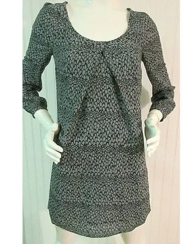 JACK BRAND SCALE PRINT DRESS GRAYISH COLOR SIZE XS