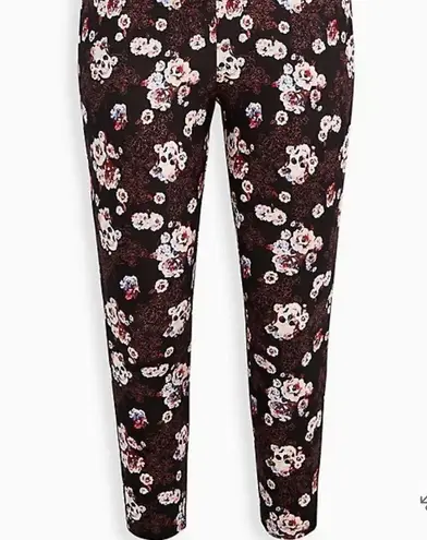 DL1961 TORRID pixie pant pants luxe ponte floral skull leggings NEW NWT 2 2x 18 20