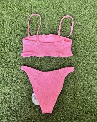 Hunza G Gigi Bikini Set Bubblegum Pink Resort NWT Size undefined