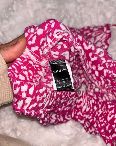 SheIn Pink leopard print halter top - Image 7
