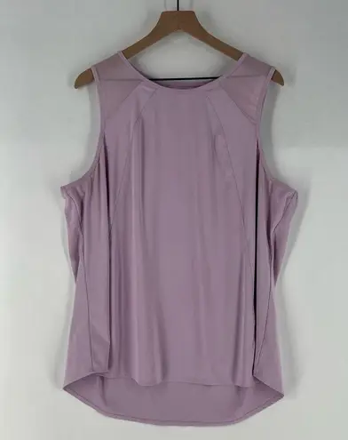 Spyder Limitless Tank Top Purple Aster Mesh Panels Performance Moisture Wicking