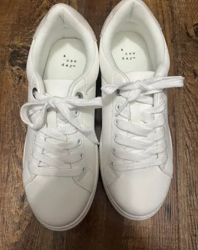 A New Day White Tennis Shoes