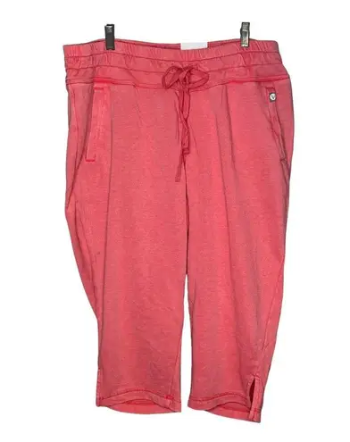 Lane Bryant NWT  Joggers 18/20 Pink High Rise Pull On Casual Lounge Elastic Waist