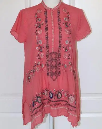 Johnny Was Passion Fruit KONES Voile Tunic Size XS