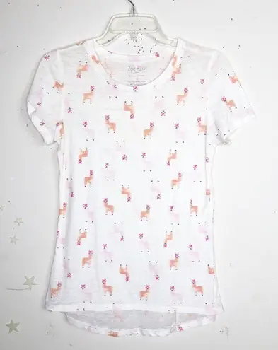 Zoe & Liv ZOE & Live Llama graphic t shirt