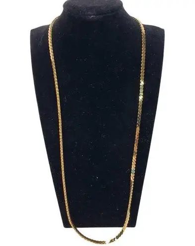 Gold Tone Necklace 11.25" Unsigned Lobster Closure