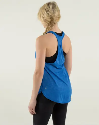 Lululemon Vintage  105•F Royal Blue Singlet Tank