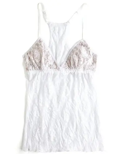 Hanky Panky 💕💕 Signature Lace Padded V-Front Cami Tank Top ~ White Medium M NWT