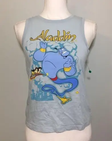 Fifth Sun NWT Light Blue Aladdin Genie Tank Top Tee New